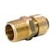 Apollo 3/8 in. (1/2 in. O.D.) Brass Push-To-Connect x 1/2 in. Male Pipe Thread Reducing Adapter FSBMA3812 - alternate 2